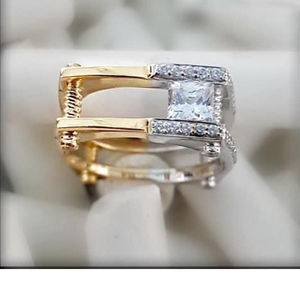 916 Gold Floding Premium Classic Gents Ring R