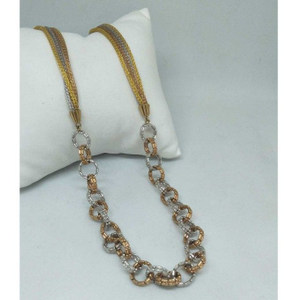 18 kt rose gold fancy mala
