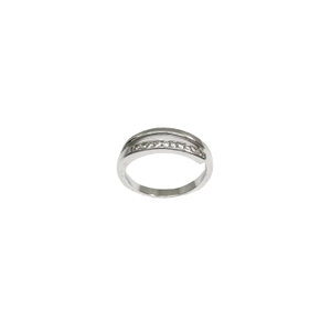 Simple delicate ring in 925 sterling silver m