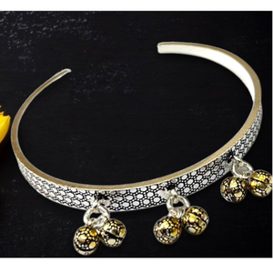 925 silver antique ghughri kada