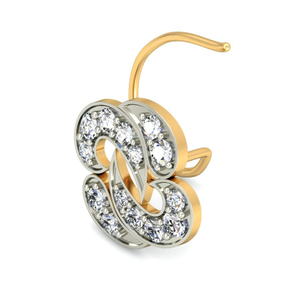 18K Gold Unique Diamond Nosepin BNP009