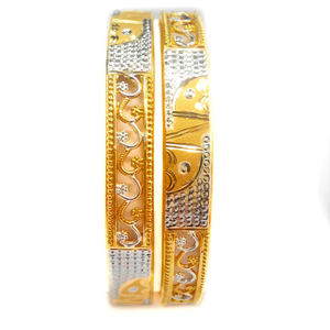 22kt Gold Copper Kadli Bangles MGA - GK048