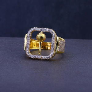 22K Gold Gada Design Ring For Men