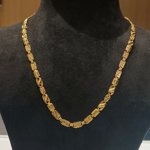 Light weight 22kt yellow gold chain