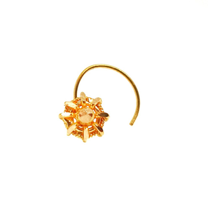 18K Gold Round Shape Nosepin MGA - GN0016