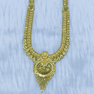 22k gold traditional long necklace