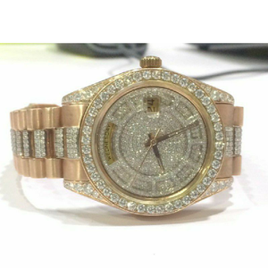 Rolex real diamond watch