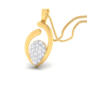 delicate diamond pendant