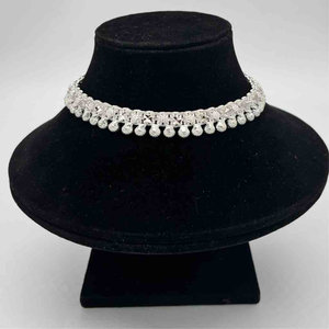 Silver Jodhpuri Fancy Nakshi Dal Design Payal