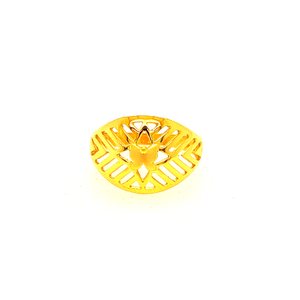 22k Gold Plain Star Ring