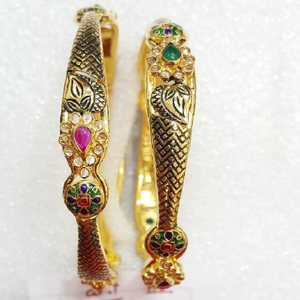 22K / 916 Gold Antique Stylish Copper Kadli