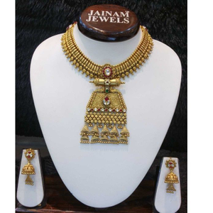 22kt gold rajwadi bridal set