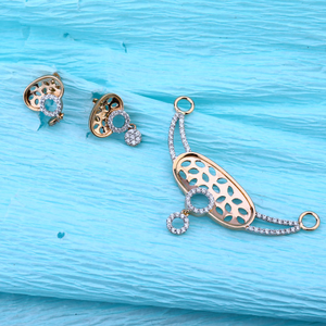 750 Rose Gold Women's Gorgeous Pendant Set RM