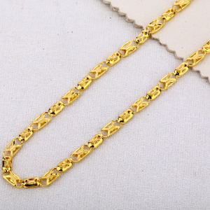 916 gold mens hallmark stylish choco chain mc