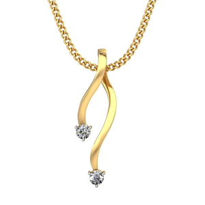 delicate waves pendant