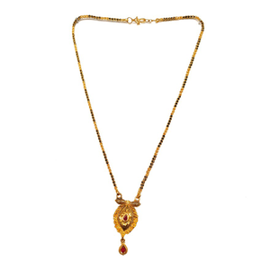 One gram gold forming fancy mangalsutra mga -