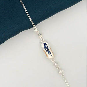 925 Silver Car Design Rakhi