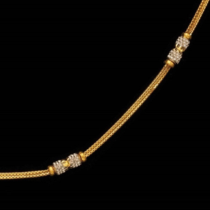 22 kt hallmark real solid yellow gold necklac