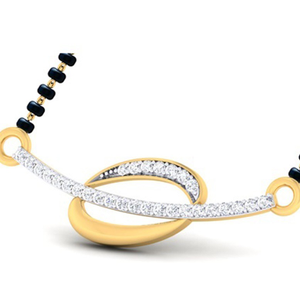 Gold Diamond Mangalsutra