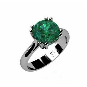 Sterling Silver 925 Fancy Demand Stone Ring