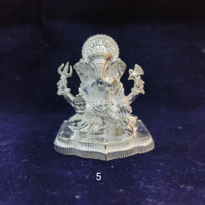Silver ganpati dagdusheth murti