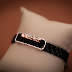 22k rose gold stacking belt