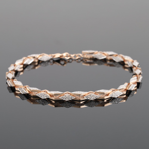 18kt fancy diamond men's bracelet