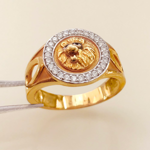 18 Kt  Solid Yellow Gold Engagement Wedding M
