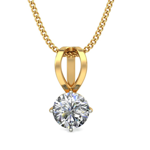 solitaire pendant