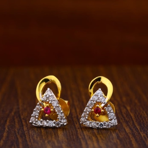 22 carat gold classical ladies earrings RH-LE