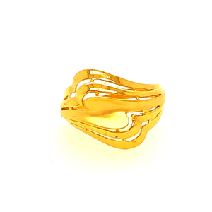 22k Gold Plain Traditional Ring