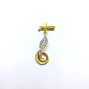 Designing fancy real diamond pendant