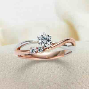 18KT Rose Gold Fancy Engagement Ring