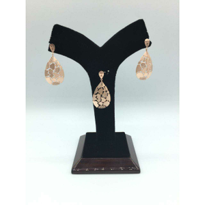 92.5 Sterling Silver Rose Gold Etalian Earrin