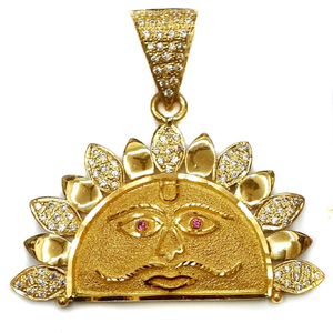 22k Gold Surya Pendant MGA - GP004