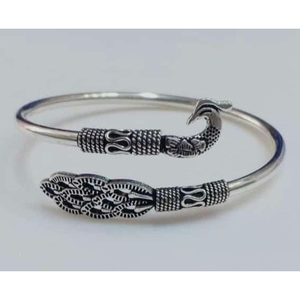 925 silver peacock design adjustable kada