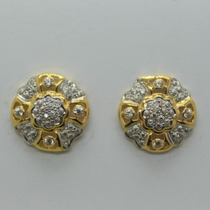 22k gol earrings for women