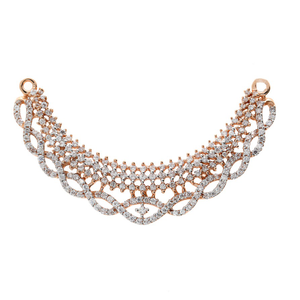 Gorgeous rose gold mangalsutra pendant
