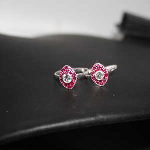 925 Silver Pink Color Pilly For Women