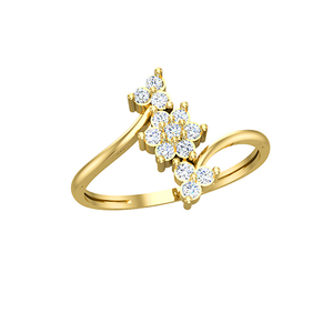 Flowers and petals ring
