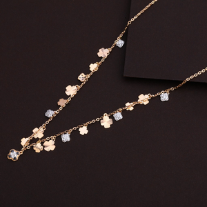 18KT Rose Gold Stylish Hallmark Necklace RTM1