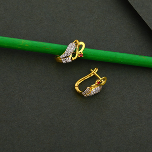 750 Gold Cz Stylish Earring Bali LFB110