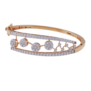 18K Gold Lab Grown Diamond Bracelet