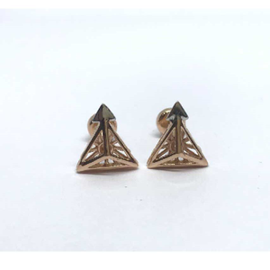 18k Ladies Rose Gold Earring E-60521