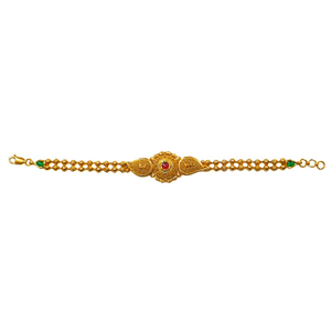 22K Gold Antique Modern Bracelet MGA - GB005