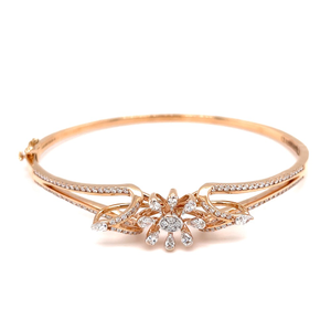 Sorprendente diamond bracelet with flower mot