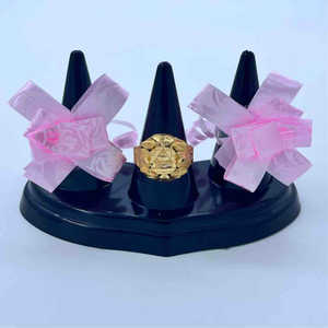 916 Gold Light Weight Design Ring