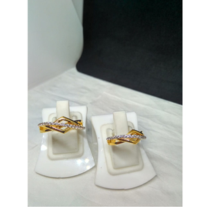 916 gold CZ Designer Couple Ring SG-R001