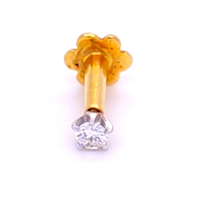 Liza one diamond nose pin