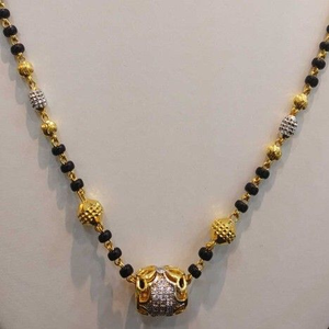 1 gram  designed short mangalsutra